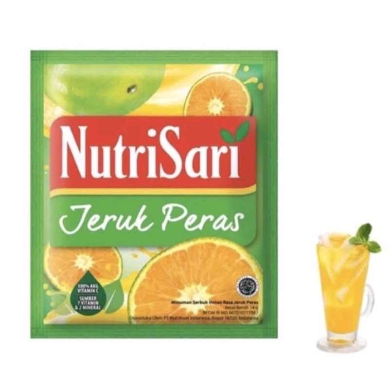 

NUTRISARI JERUK PERAS 1 RENCENG 10 PCS