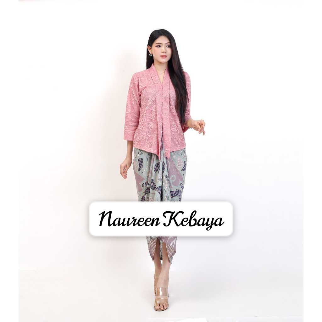 SET KEBAYA FLOY BROKAT KUTU BARU JUMBO / KEBAYA BUSUI FRIENDLY MODERN / BAJU WANITA PESTA LD 110 120