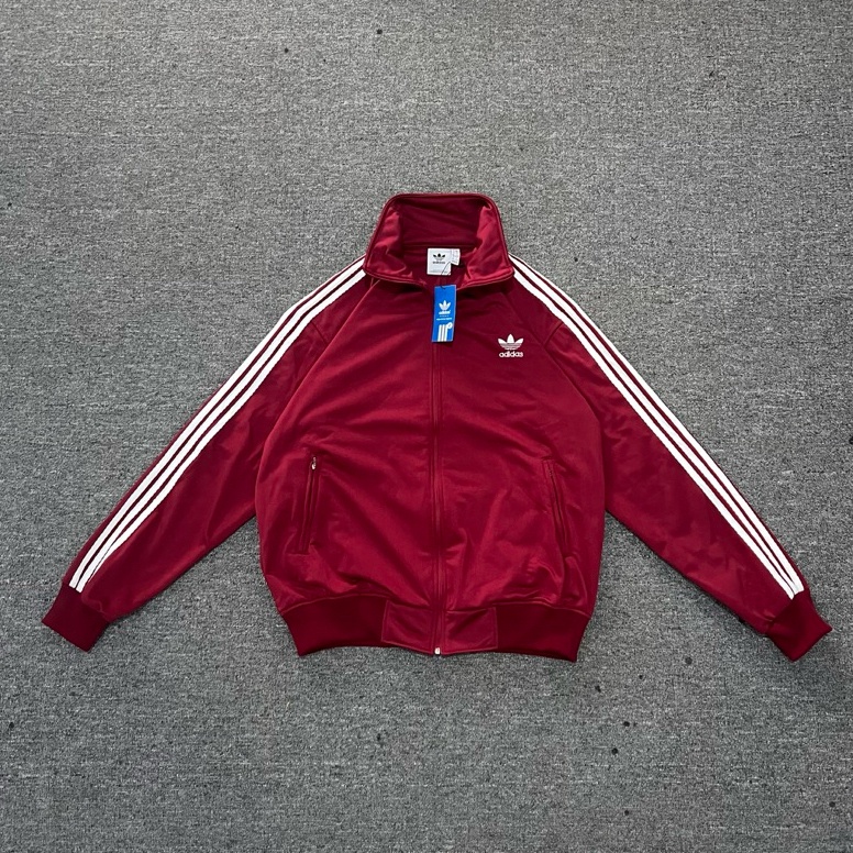 Jaket Tracktop Adidas Firebird Maroon Full Teg s E1X5