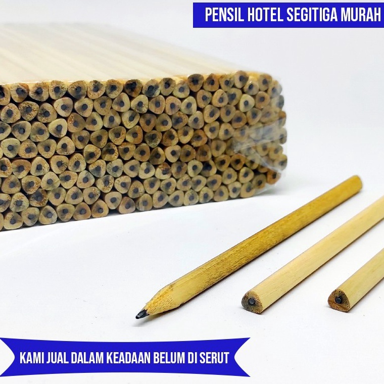 

Pensil Hotel Segitiga Murah kayu isi 1 pcs Termurah k A1A4