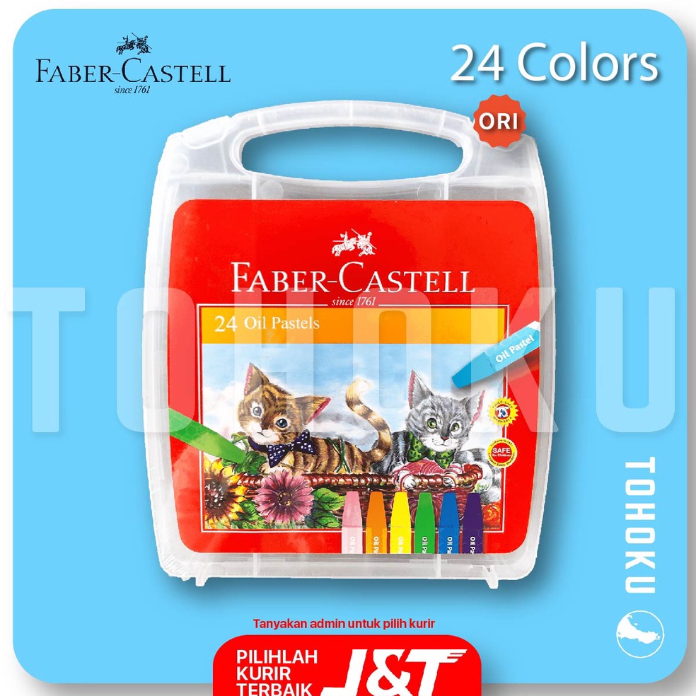 

Crayon Faber Castell Oil Pastel Hexagonal 24 m FO7