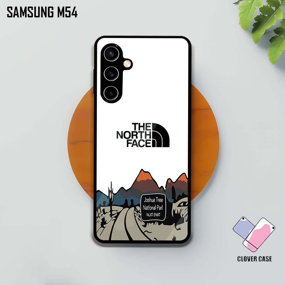 [TH10]  Case Glossy Case | SAMSUNG M54 | CASE KEKINIAN LUCU |  Casing Hp Kilau Motif THE NORTH FACE