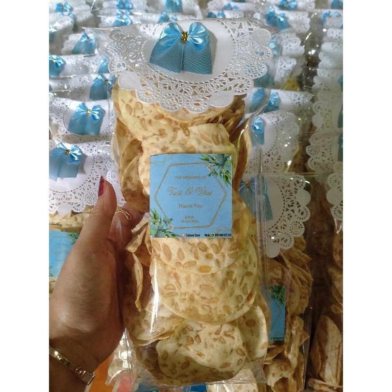 

SOUVERNIR SNACK KRIPIM TEMPE SAGU | SOUVENIR CANTIK | WAFA SOUVERNIR