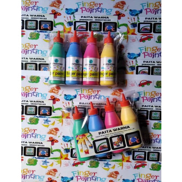 

Paket Cat Anak Finger Painting 1ml 4 botol c TO3