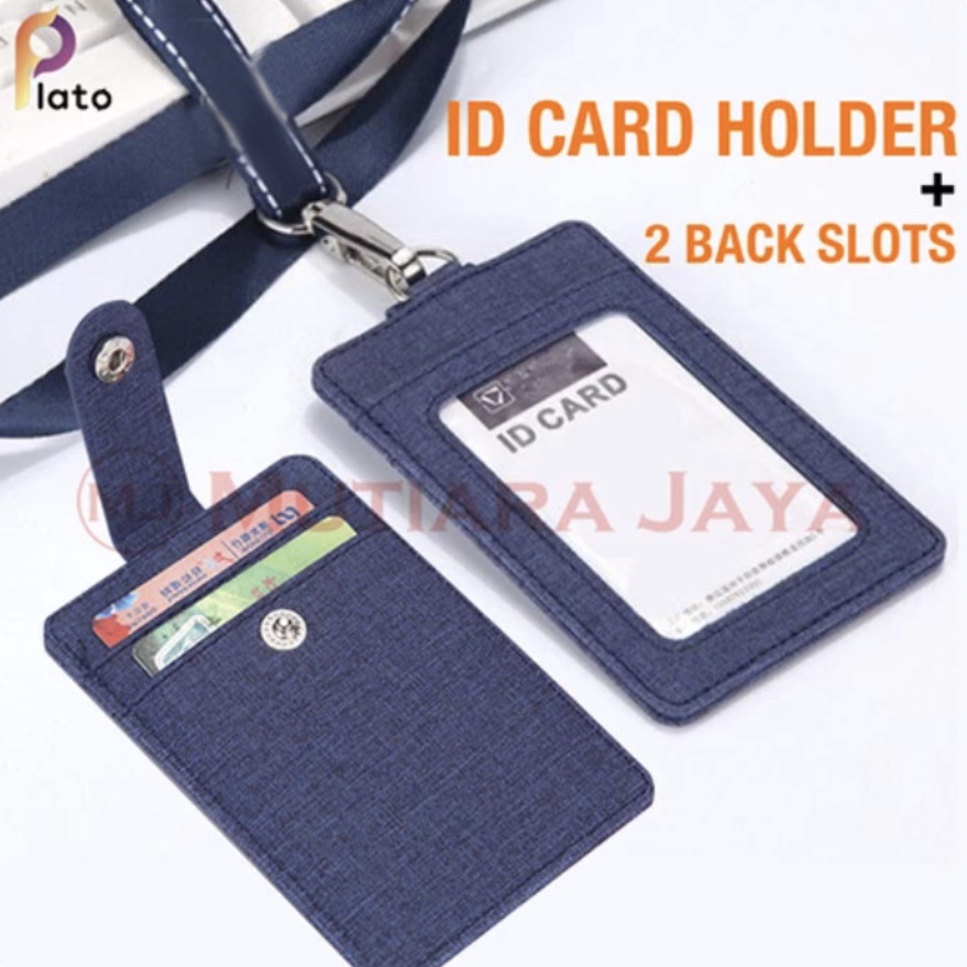 

PLATO Tempat Kartu ID Name Tag ID Card Holder a Q6M4