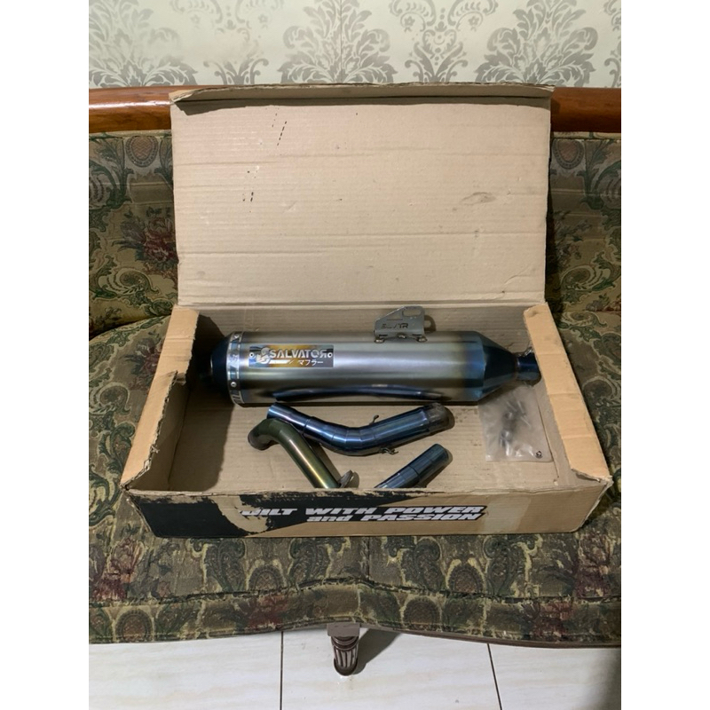 Knalpot Salvator ExhaustXSRFANK for vario 125/150 arm new inlet 38(saringan 3/4 bass adem)