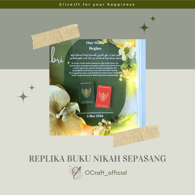 replika buku nikah