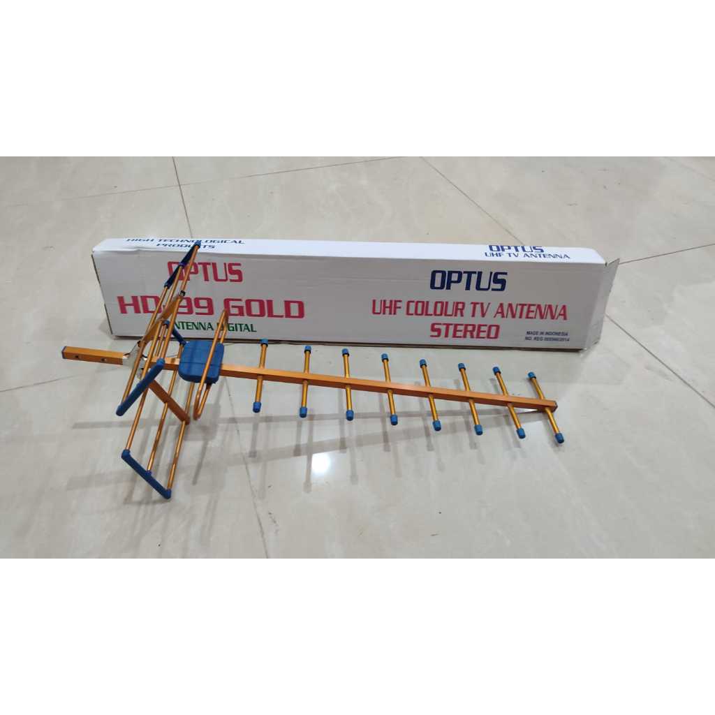 antena uhf antena tv digital outdoor plus kabel 15meter hd 99 gold antena digital antena luar digita
