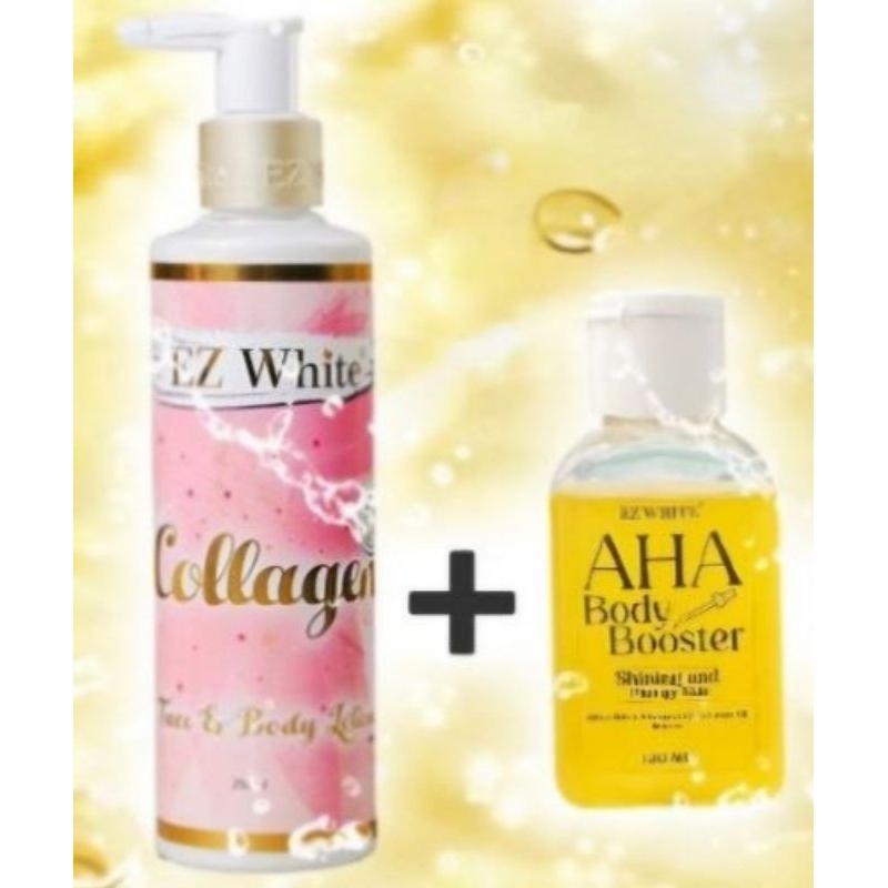 EZ WHITE Handbody Lotion Collagen + AHA Body Booster