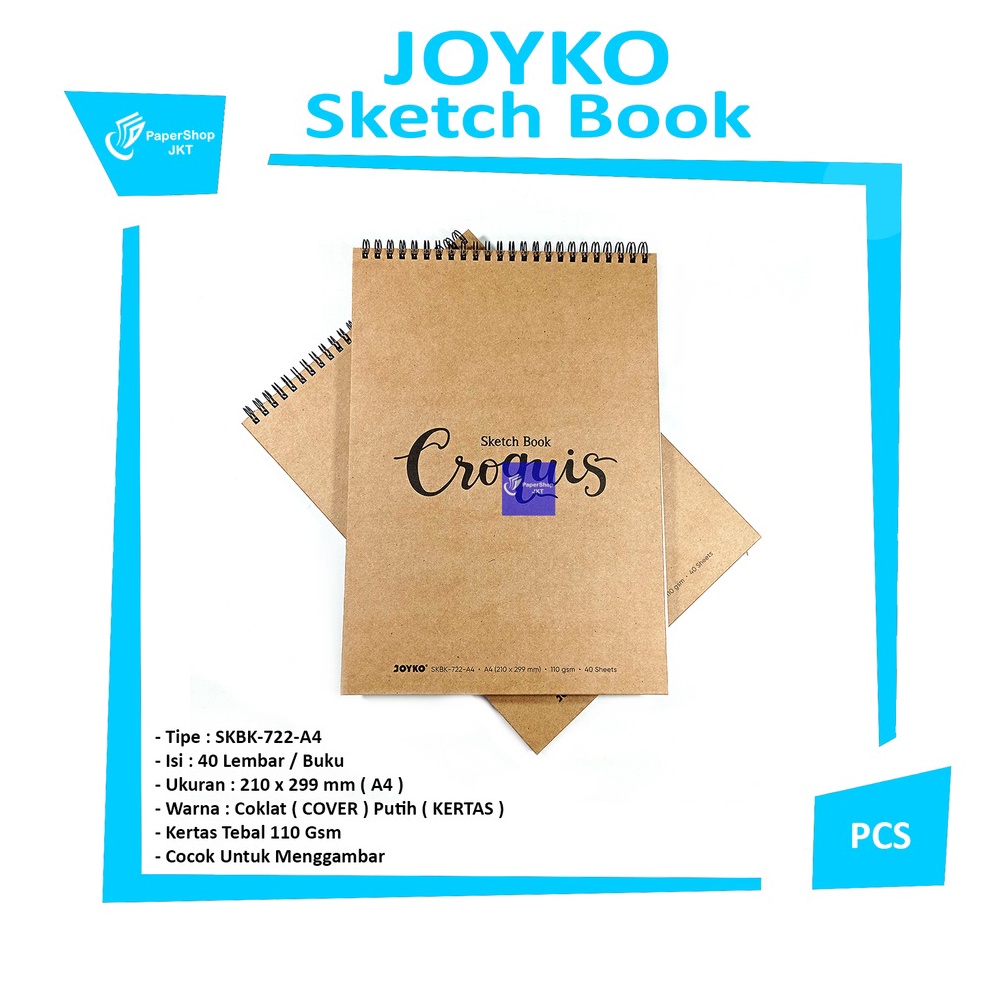 

JOYKO Sketch Book SKBK722A4 Pcs f U1M5