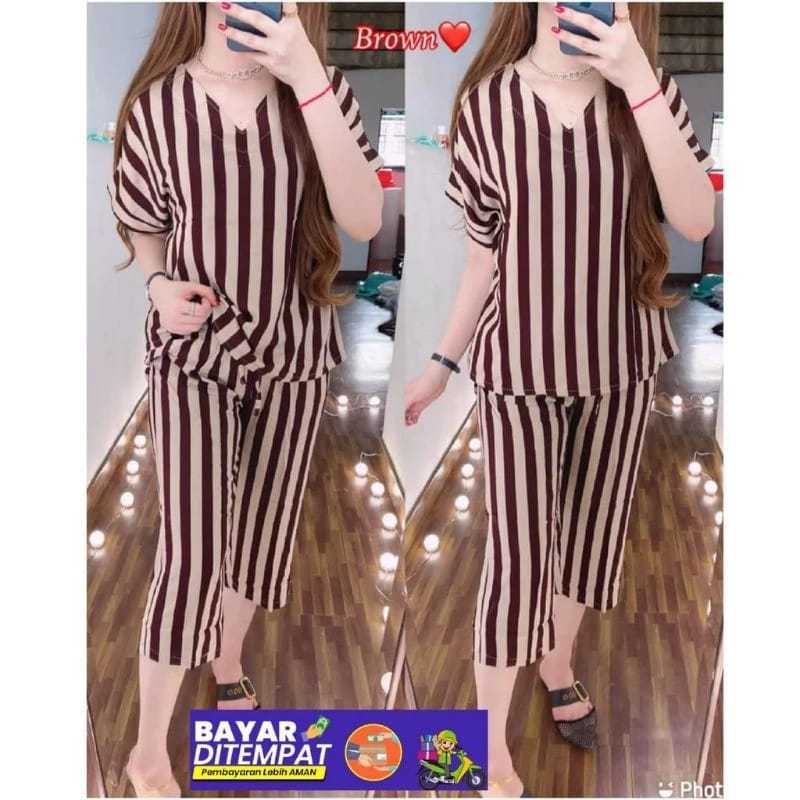 SETELAN ANDIN SETELAN MOTIF SALUR JUMBO LD 130CM SETELAN WANITA TERBARU SETELAN WANITA KEKINIAN BAJU