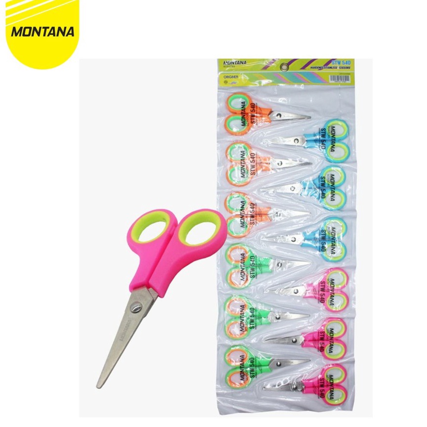 

Gunting 4 Warna MONTANA 12pc k H4A2