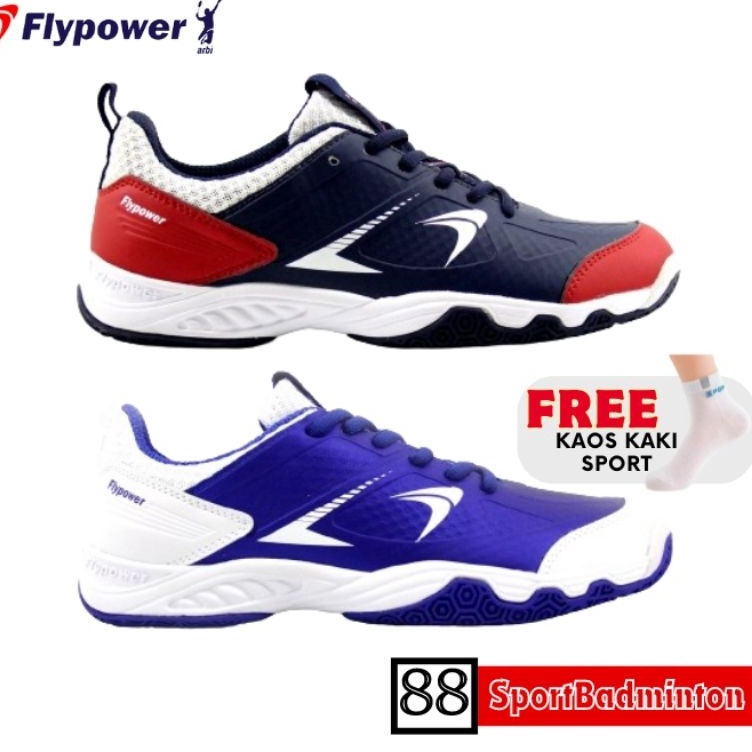 FLYPOWER NEW LOSARI  SEPATU BADMINTON ORIGINAL FLYPOWER j H8I4