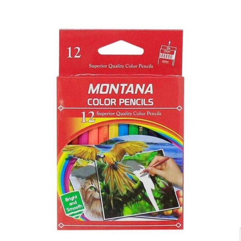 

MURAH MERIAH Pensil Warna Montana TH35 Pendek Set 12 Warna