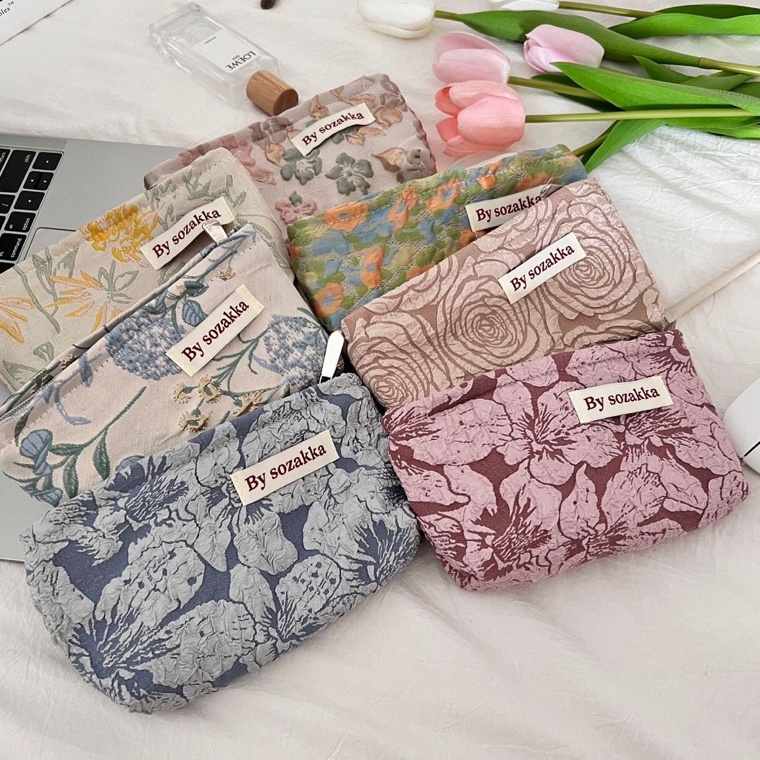 

dompet kunci pouch kosmetik serbaguna multifungsi motif bunga aksesoris fashion korea wanita perempuan cantik premium berkualitas viral kekinian murah import aesthetic tas pulpen stationery sekolah kerja PO11 t J8E5