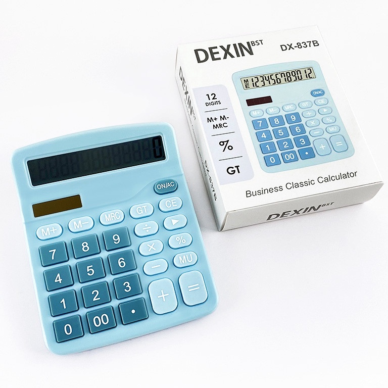 

DEXIN CALCULATOR 12 DIGIT KALKULATOR DAGANG WARNA LUCU SOLAR ENERGY i I2O5