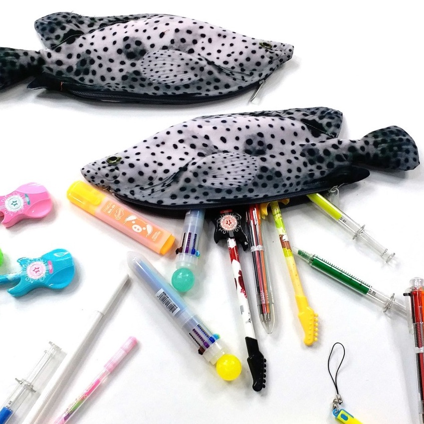 

Tempat Pensil Ikan Kerapu Bebek buat yang Hobby Mancing k QK3