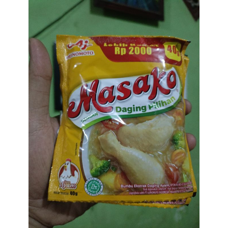 

Promo cuci gudang Masako ayam 2000an Isi 10 PCS