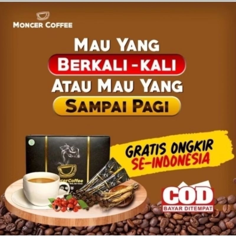 

Asli Kopi Monceer 1 BOX 8 SACHET 25gr Herbal Viral Halal Teruji Dijamin Keasliannya Garansi Uang Kembali Asli original garansi uang kembali