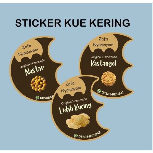 

sticker kue kering