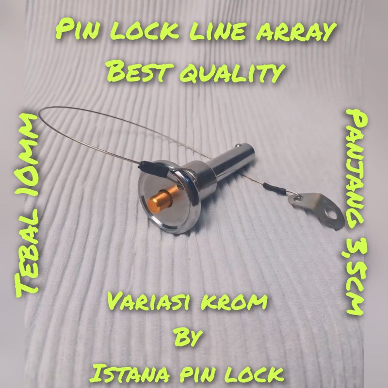 Pin Lock Line Array Variasi Krom