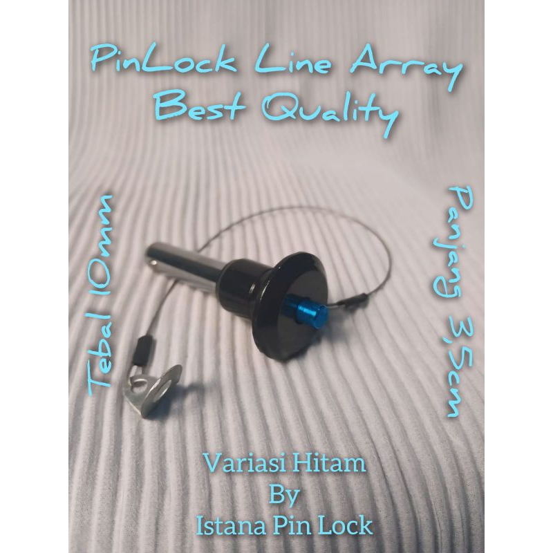 Pin Lock Line Array 10mm Variasi Hitam