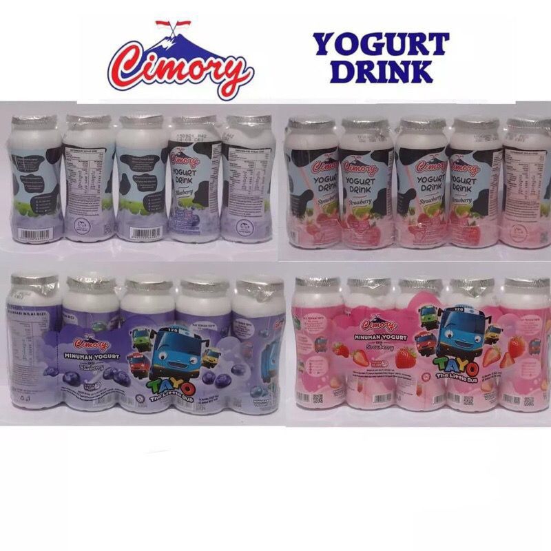 

Cimory Yogurt Drink Botol Tayo 65ml Isi 5pcs/Pack