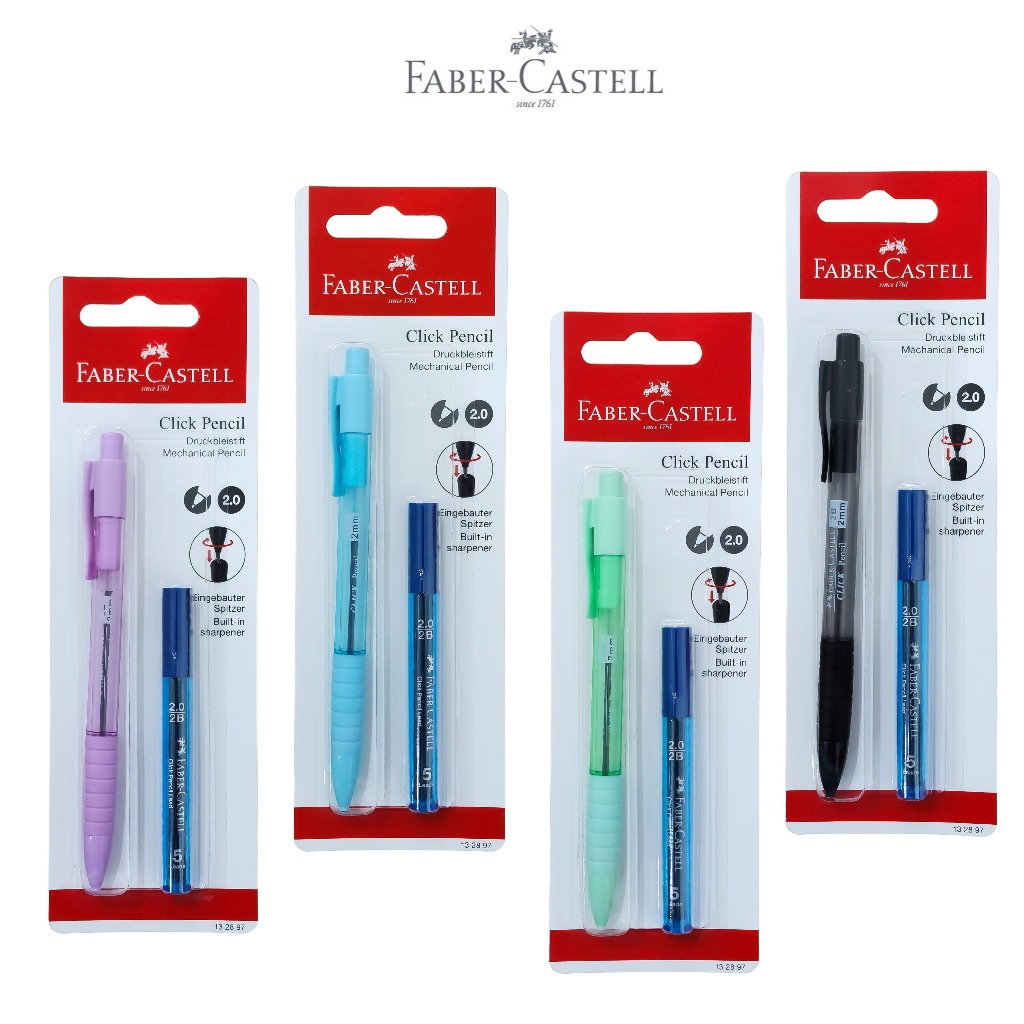 

Pensil Mekanik Faber Castell Blister 2.0 Click