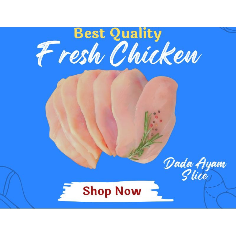 

Daging Dada Ayam Slice 500Gr