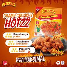 

Champ Crunchy Hotzz 300g (Kulit Ayam Pedas Lv 5)