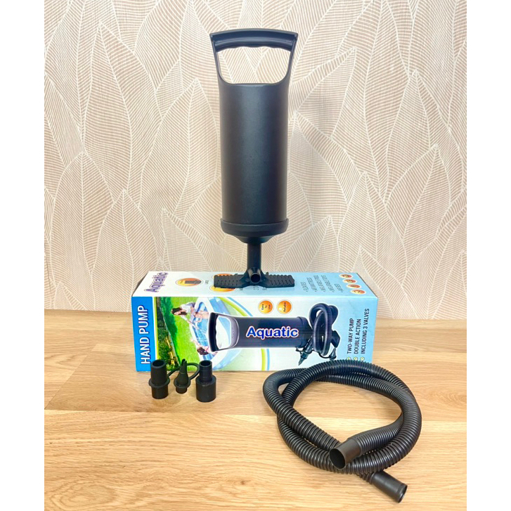 Pompa Tangan Angin Aquatic Pompa Kasur Angin Manual Pompa Balon