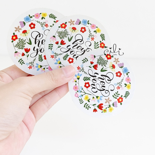 

(SN028 / SN029) stiker Hey You lucu (isi 32 stiker)