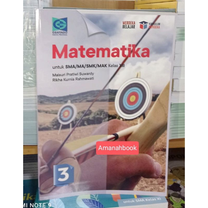 Buku Matematika SMA Kelas 12 Kurikulum Merdeka Grafindo