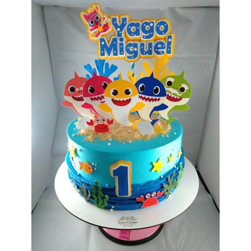 

KUE ULANG TAHUN TEMA BABY SHARK