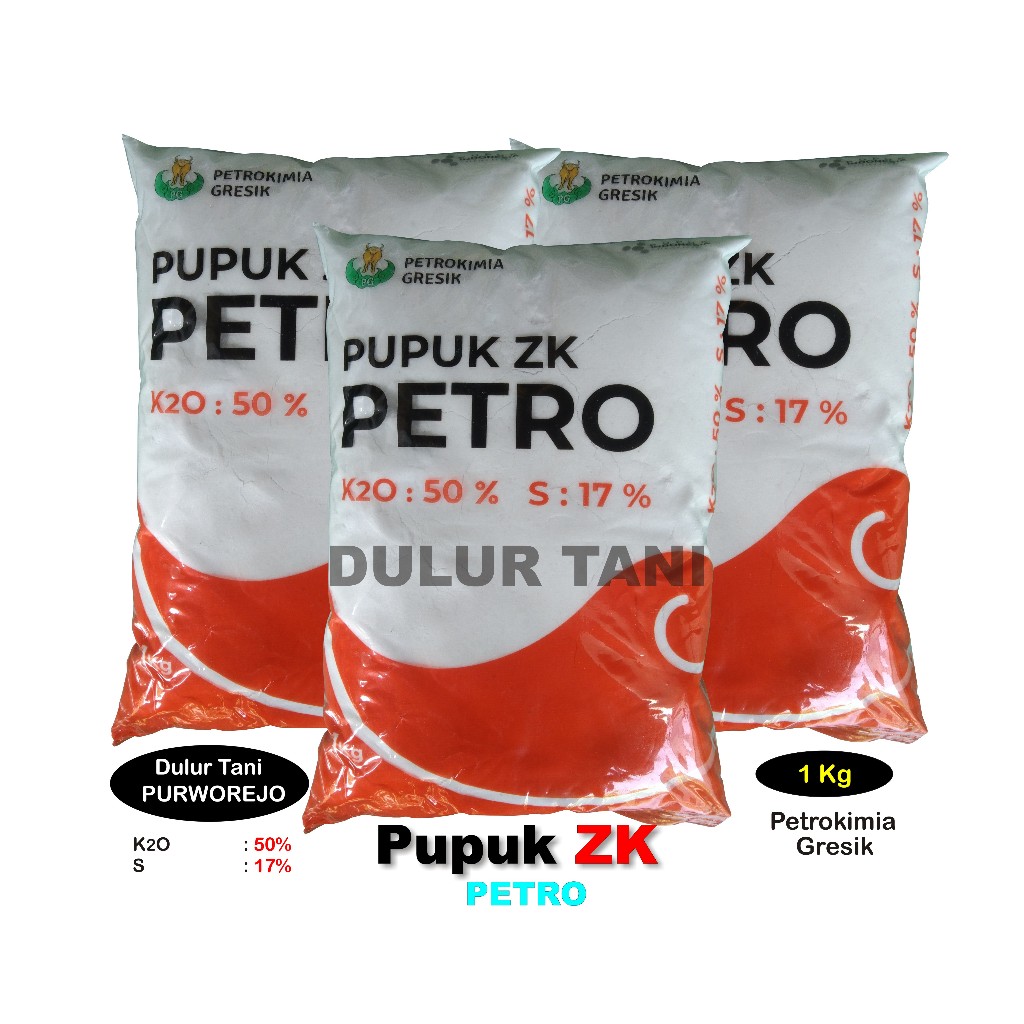 Pupuk ZK PETRO 1 Kg Produk Petrokimia Gresik