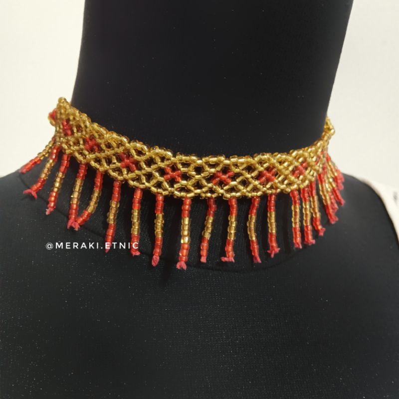 Mastura Toraja Kalung Manik Toraja Masat Tura Aksesoris Toraja