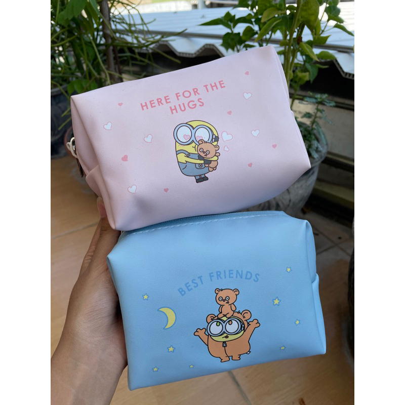 MINISO POUCH MINION COSMETIC BAG WADAH MAKEUP KOSMETIK MINIONS