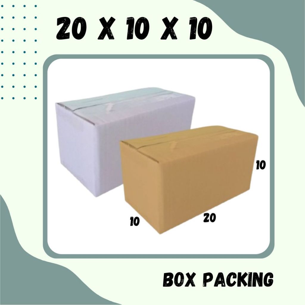 

Karton 20x10x10 Kardus A1 Packing Dus Kotak Kemasan Box Aksesoris Souvenir Sparepart Obat Madu