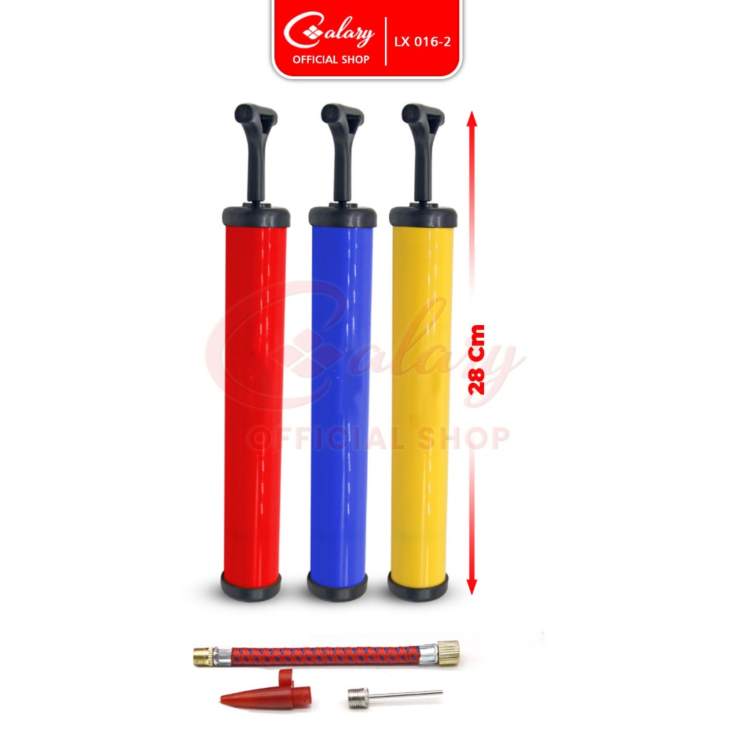 CALARY Pompa Angin Jarum Manual Bola Basket Sepak Futsal Volly Pump Ball 016-2