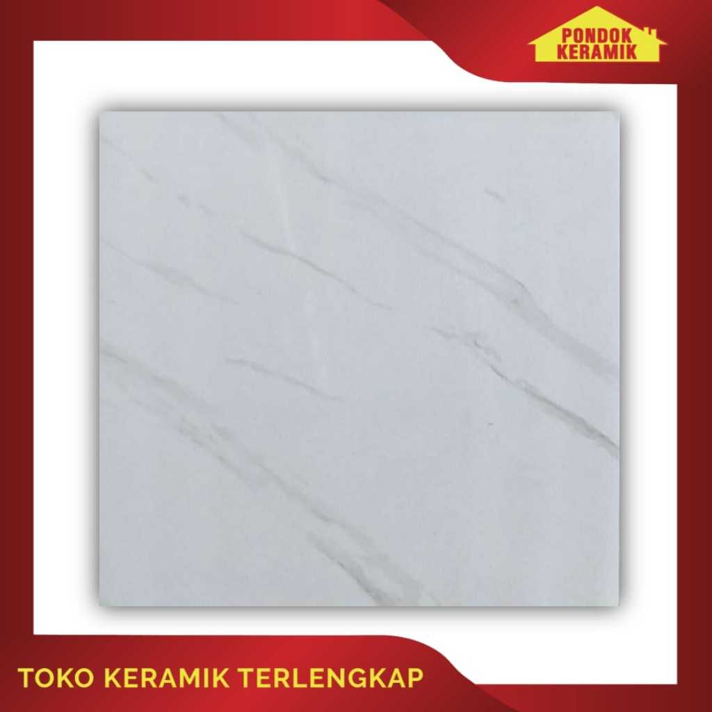 Granit Lantai Procyon 60x60 Motif Marble Carara Marmer YKL 6019