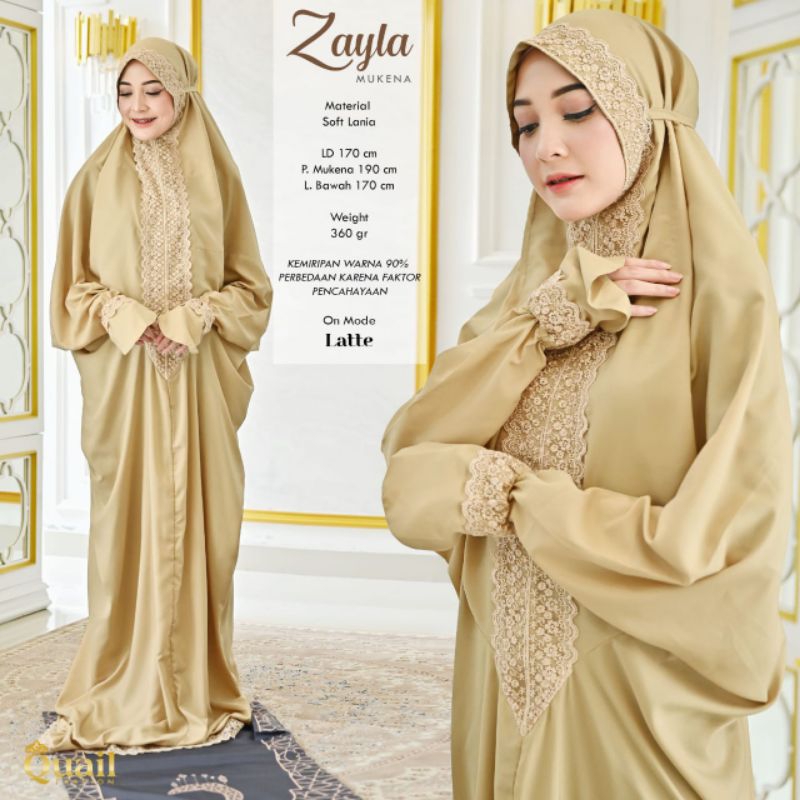 Mukena Terusan Zayla by QuaiL Hijab