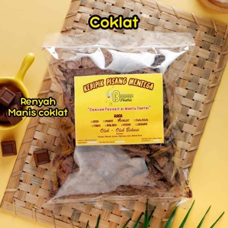 

Snack Keripik Pisang Rasa Coklat Bubuk 250gram