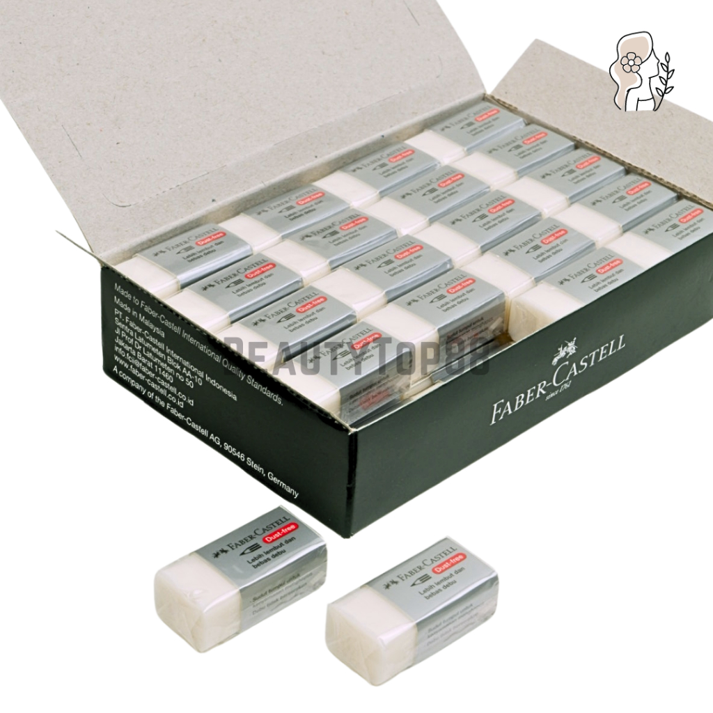 

Penghapus Faber Castell Putih Kecil / White Eraser Stip Putih Dust Free Ujian [PER PCS]