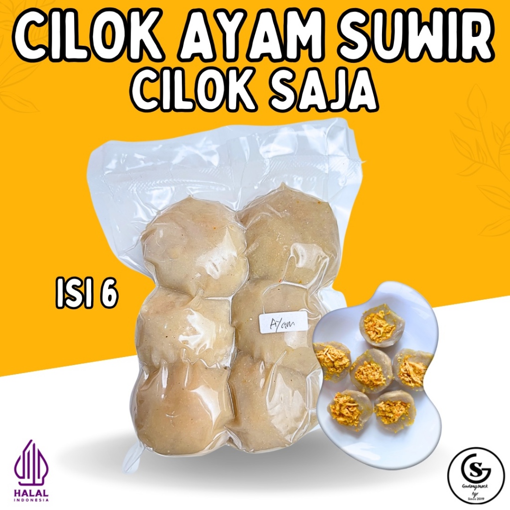 

6 Pcs Cilok Ayam Suwir Pedas [ Cilok Saja ]