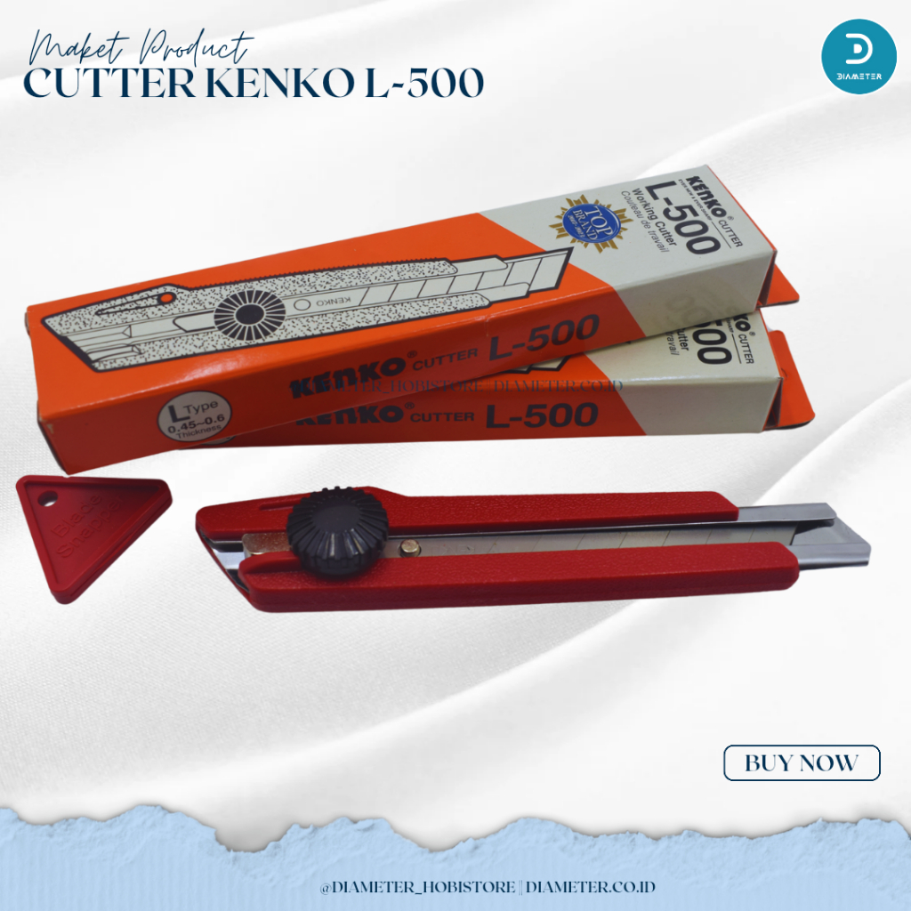 

KENKO - Cutter Kenko Besar/Pisau Cutter L-500K