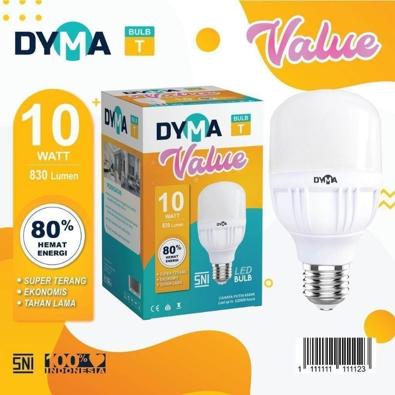DYMA LAMPU LED BOHLAM 10 WATT