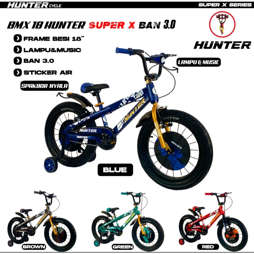 Sepeda BMX 18 Hunter Super X