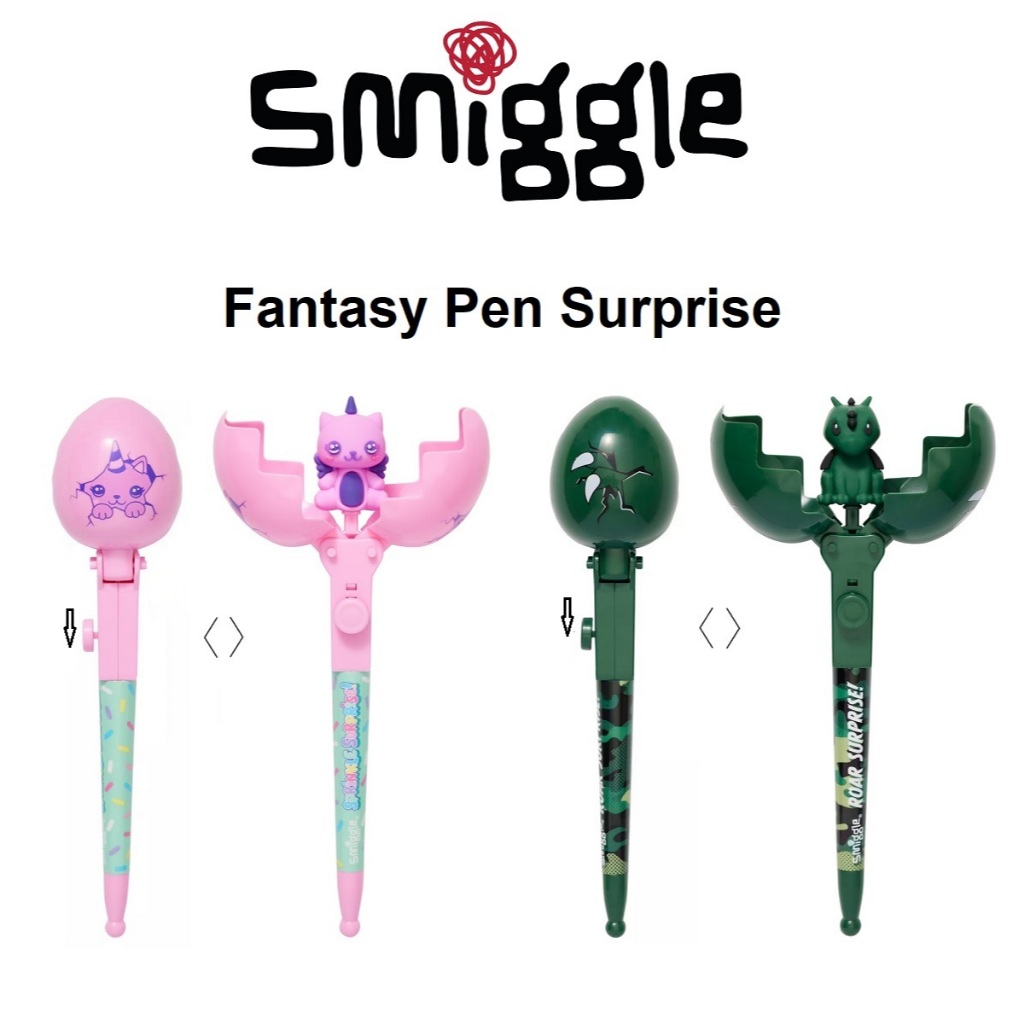 

Ori Smiggle Fantasy Pen Surprise Pulpen Karakter Fantasi
