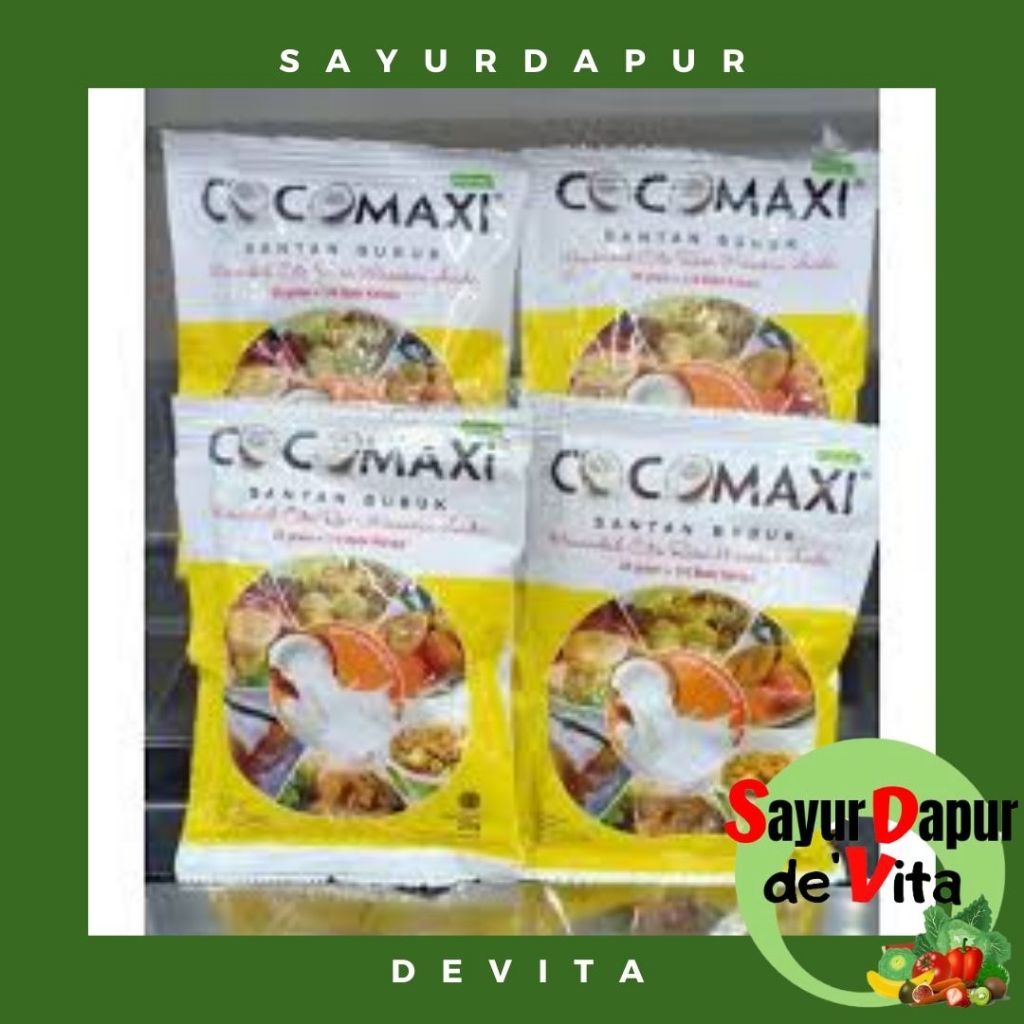 

Cocomaxi, Santan Bubuk, menambah cita rasa masakan