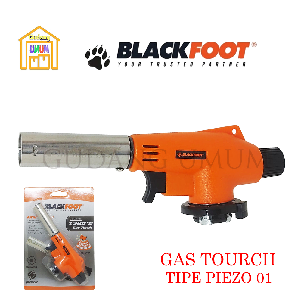 BUTANE Gas Torch PIEZO 01 BLACKFOOT Kepala Gas Torch